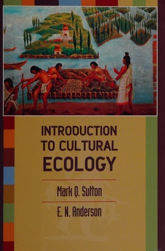 Cover of Introduction to cultural ecology by Mark Q. Sutton
