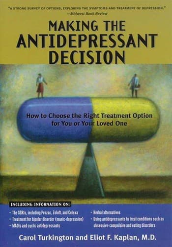 Cover of Making the antidepressant decision by Carol Turkington