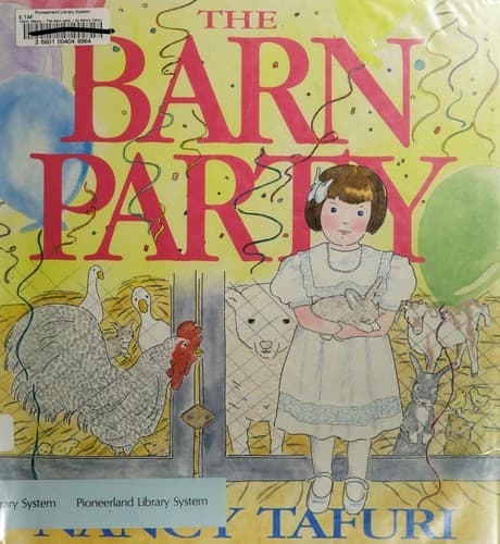 Cover of The barn party by Nancy Tafuri