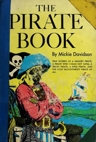 Cover of The pirate book by Margaret Davidson