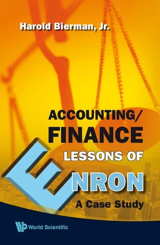 Cover of Accounting/finance lessons of Enron by Harold Bierman