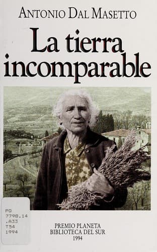 Cover of La tierra incomparable by Antonio dal Masetto