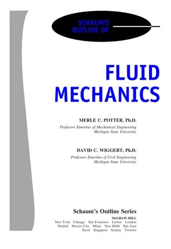 Cover of Fluid mechanics by Merle C. Potter