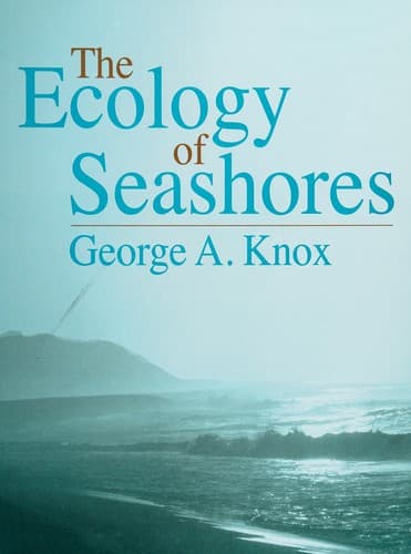 Cover of The ecology of seashores by G. A Knox