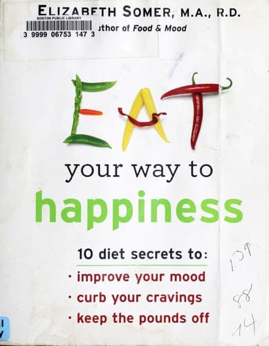 Cover of Eat your way to happiness by Elizabeth Somer