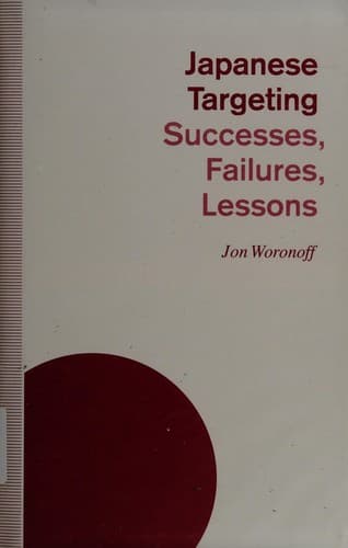 Cover of Japanese targeting by Jon Woronoff