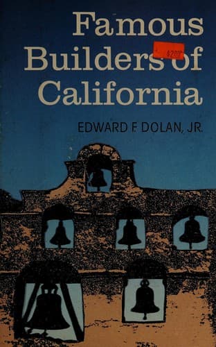 Cover of Famous builders of California by Edward F. Dolan