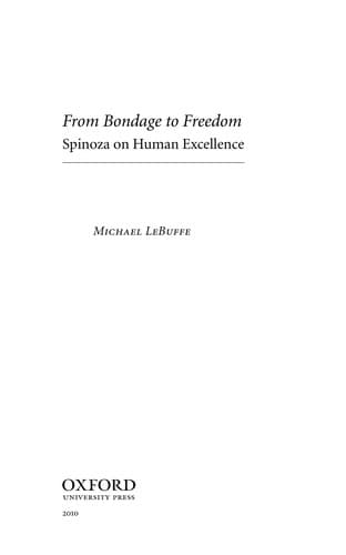 Cover of From bondage to freedom by Michael LeBuffe