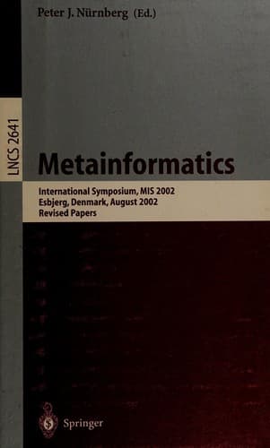 Cover of Metainformatics by MIS 2002 (2002 Esbjerg, Denmark)