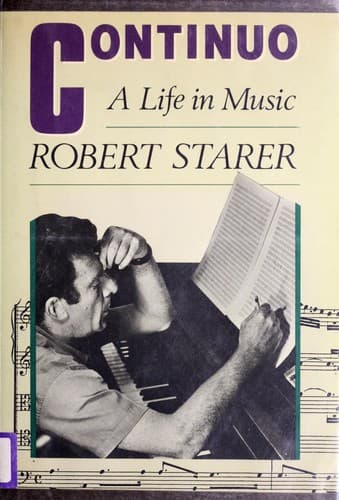 Cover of Continuo, a life in music by Robert Starer
