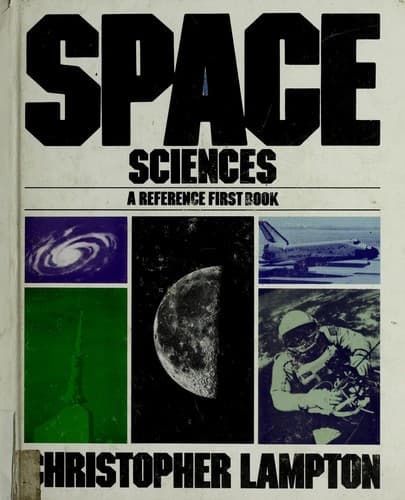 Cover of Space sciences by Christopher Lampton