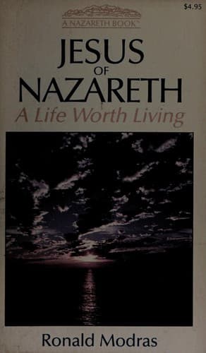 Cover of Jesus of Nazareth by Ronald E. Modras