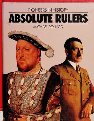 Cover of Absolute rulers by Michael Pollard