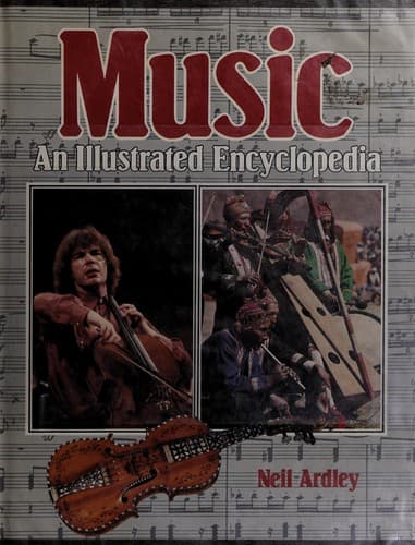 Cover of Music, an illustrated encyclopedia by Neil Ardley