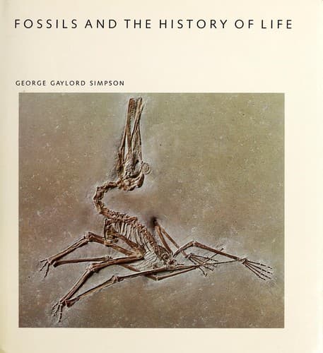 Cover of Fossils and the history of life by George Gaylord Simpson