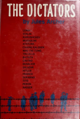 Cover of The dictators by Jules Archer