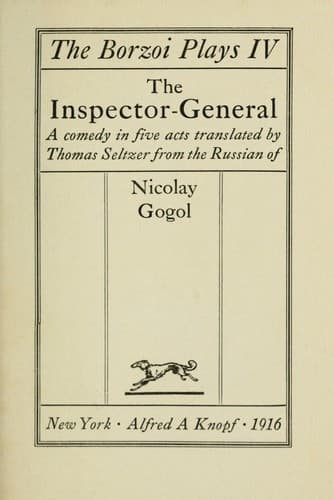 Cover of The Inspector General by Nikolai Gogol