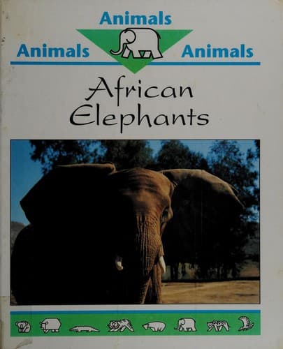 Cover of African elephants by Alison Tibbitts