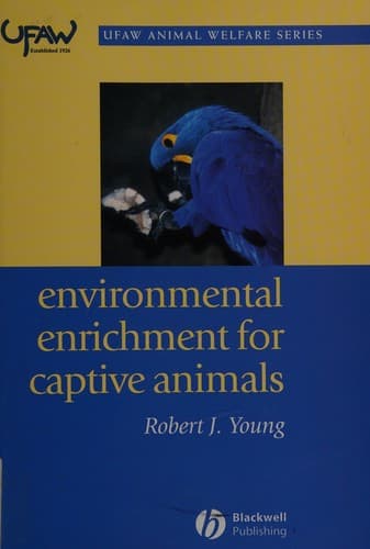 Cover of Environmental enrichment for captive animals by Robert J. Young