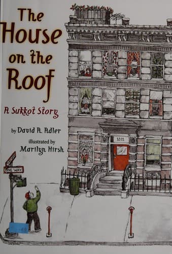 Cover of The house on the roof by David A. Adler