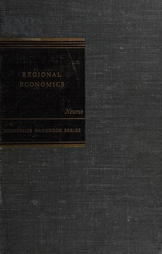 Cover of Regional economics by Hugh O. Nourse