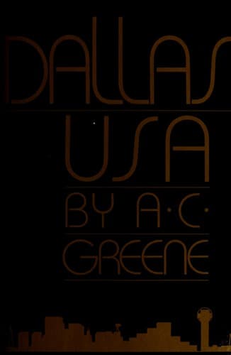 Cover of Dallas U.S.A by A. C. Greene