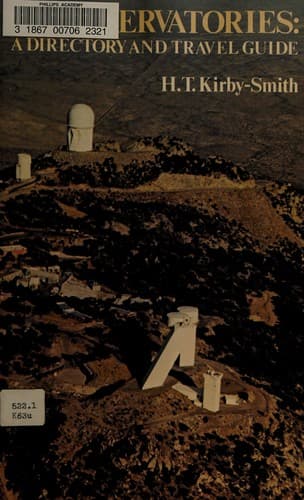 Cover of U.S. observatories by H. T. Kirby-Smith