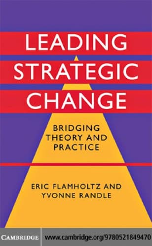 Cover of Leading strategic change by Eric Flamholtz