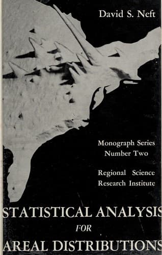 Cover of Statistical analysis for areal distributions by David S. Neft
