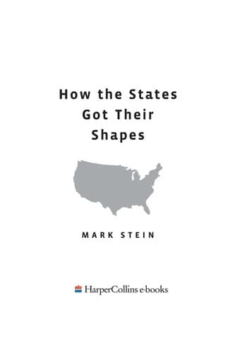 Cover of How the States Got Their Shapes by Mark Stein