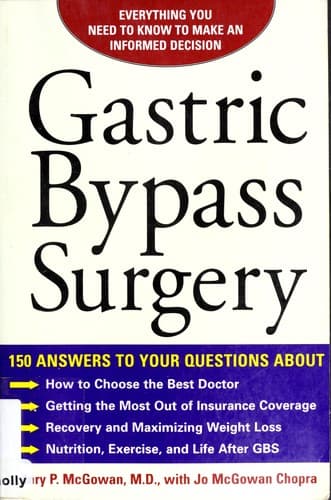 Cover of Gastric bypass surgery by Mary P. McGowan