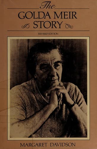 Cover of The Golda Meir story by Margaret Davidson