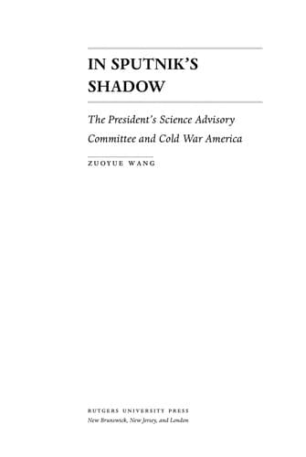 Cover of In Sputnik's Shadow by Zuoyue Wang