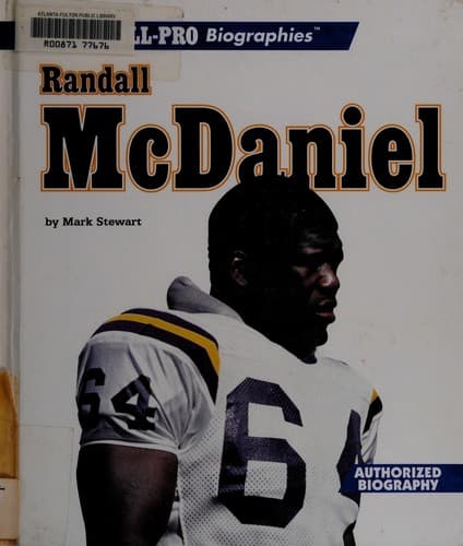 Cover of Randall McDaniel by Mark Stewart