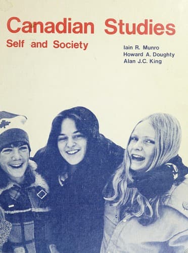 Cover of Canadian studies by Iain R. Munro