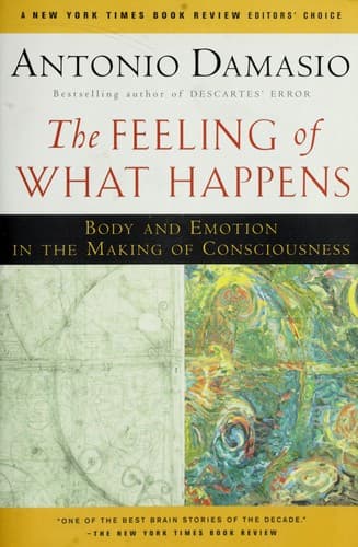 Cover of The feeling of what happens by Antonio R Damasio
