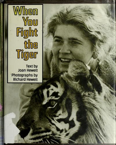 Cover of When you fight the tiger by Joan Hewett