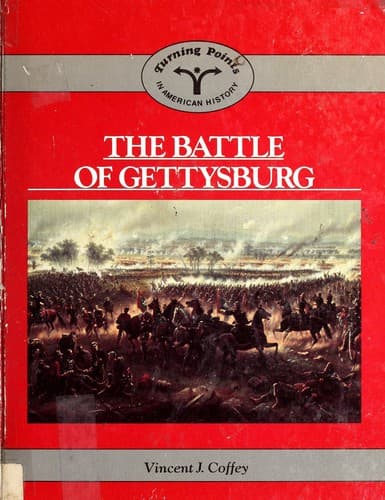 Cover of The Battle of Gettysburg by Vincent J. Coffey