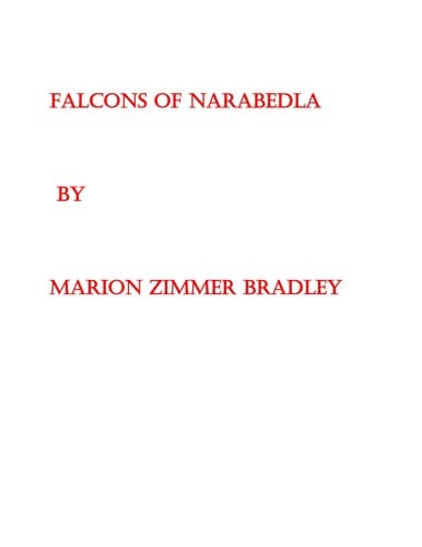 Cover of Falcons of Narabedla by Marion Zimmer Bradley