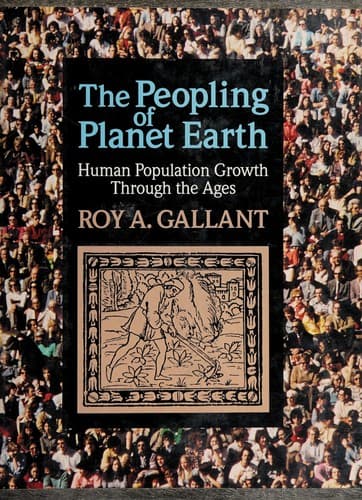 Cover of The peopling of planet earth by Roy A. Gallant
