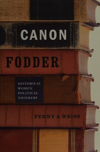 Cover of Canon fodder by Penny A. Weiss