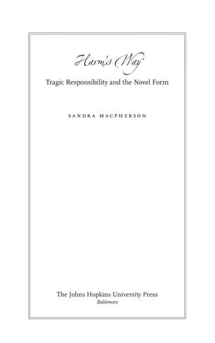 Cover of Harm's way by Sandra Macpherson