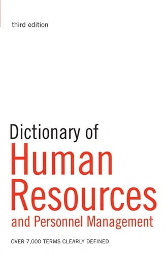 Cover of Dictionary of human resources and personnel management by A. Ivanovic