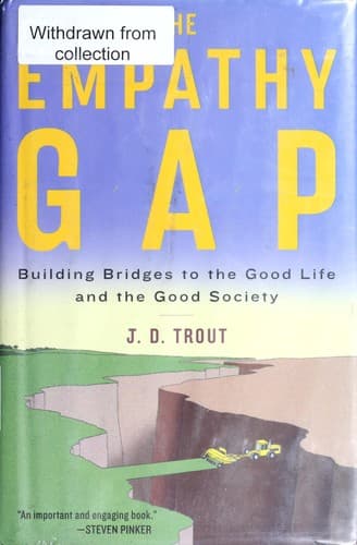 Cover of The empathy gap by J. D. Trout