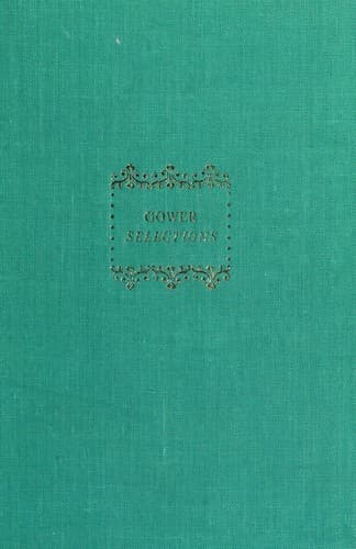 Cover of Selections from John Gower by John Gower