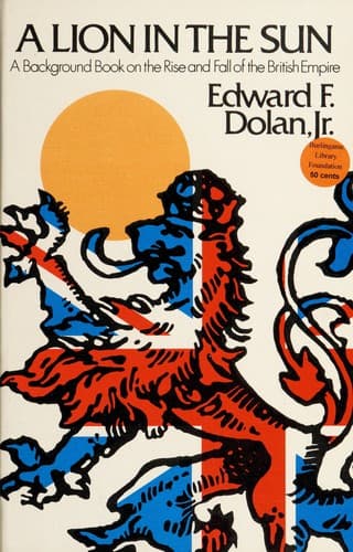 Cover of A lion in the sun by Edward F. Dolan