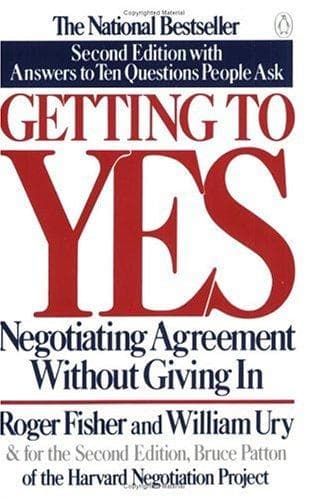 Cover of Getting to yes by Roger Drummer Fisher