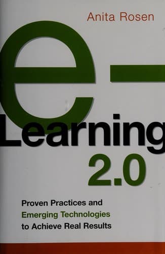 Cover of E-learning 2.0 by Anita Rosen