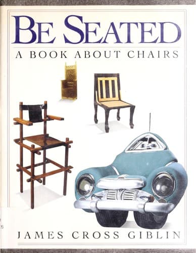 Cover of Be seated by James Giblin