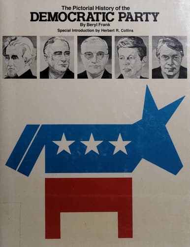 Cover of Pictorial history of the Democratic Party by Beryl Frank